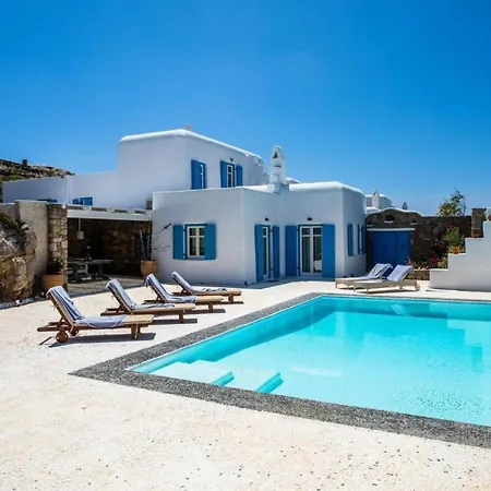 Stunning With Pool In Mykonos אורנוס